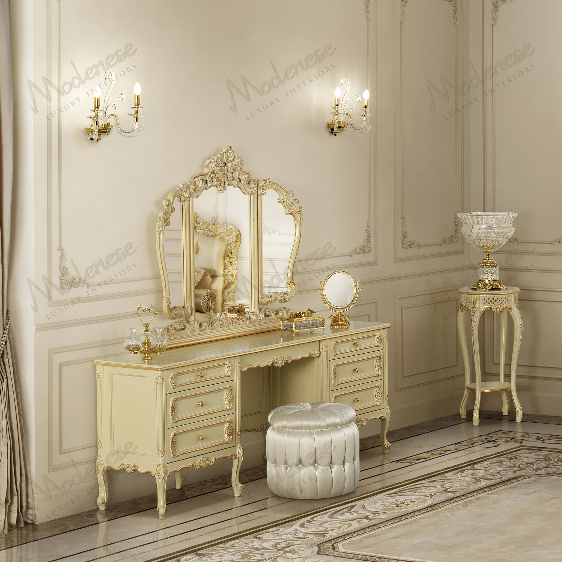 Pearl Luxury Toilette with a smooth, fabric-free surface and cozy texture, designed for comfort and elegance