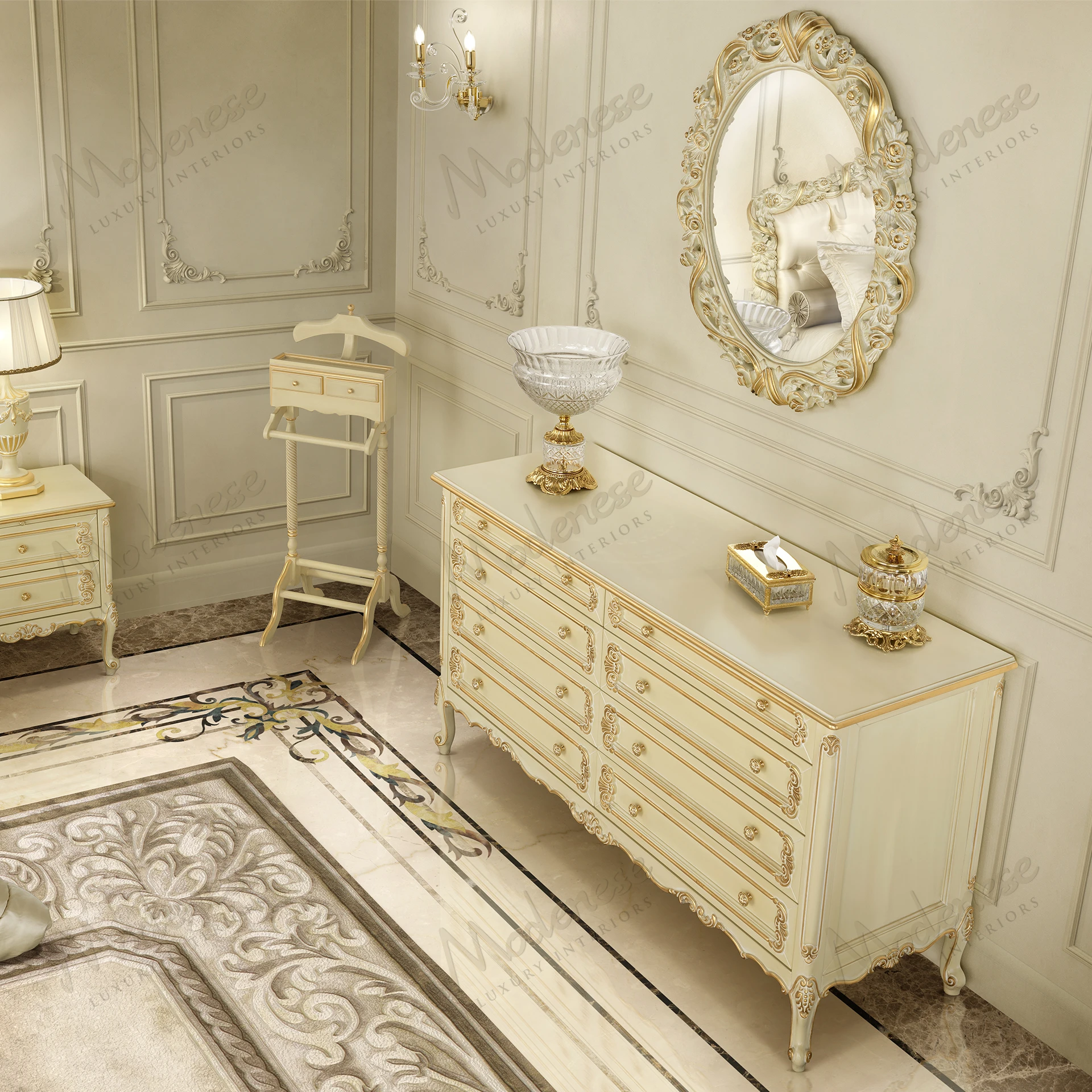 Pearl Luxury Chest of Drawers with cozy texture, no fabric, sleek design, and smooth finish. Ideal for elegant, modern interiors