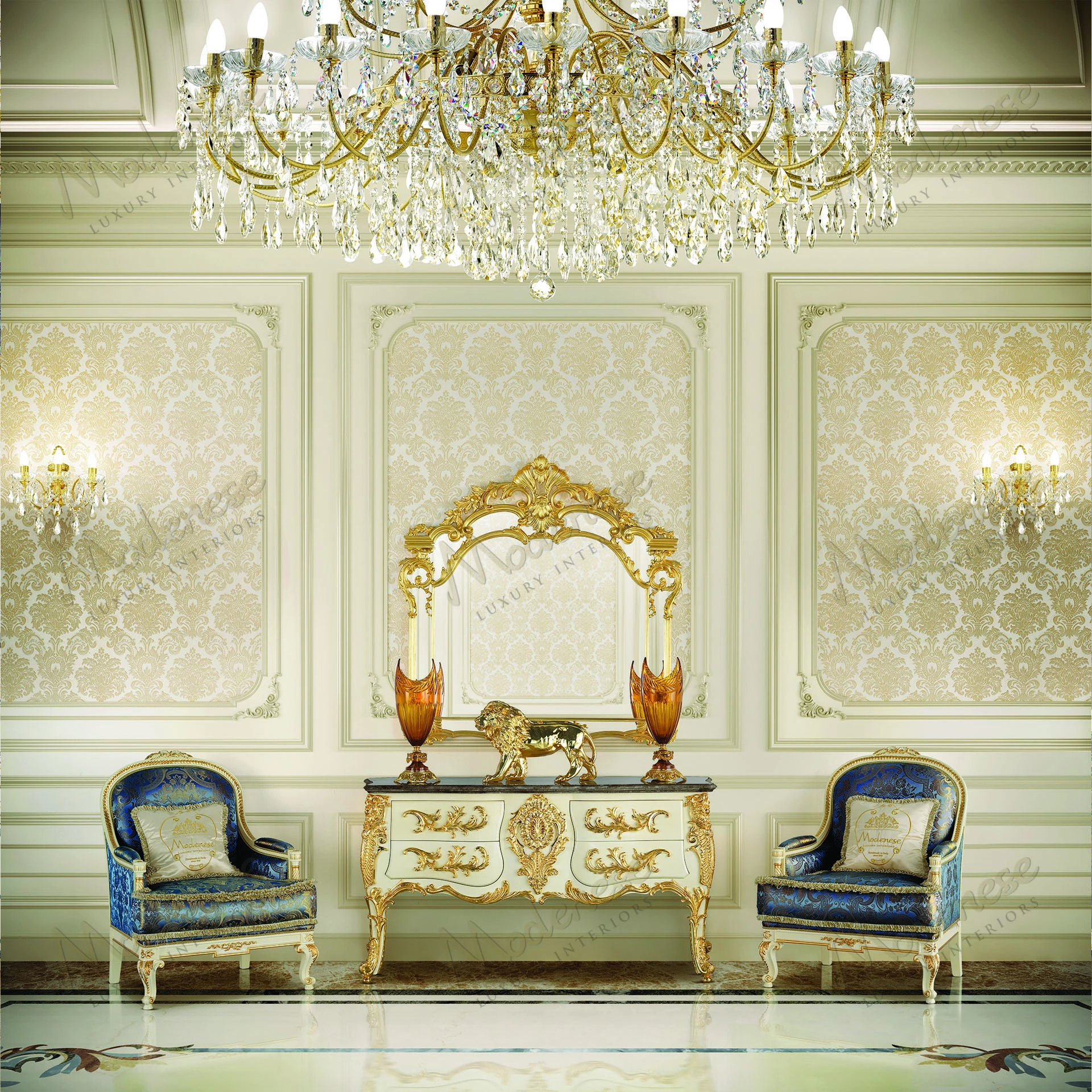 Midnight Moon Mirror with smooth reflective surface, sleek round frame Offers cozy, minimalist aesthetic, perfect for modern spaces No fabric upholstery included