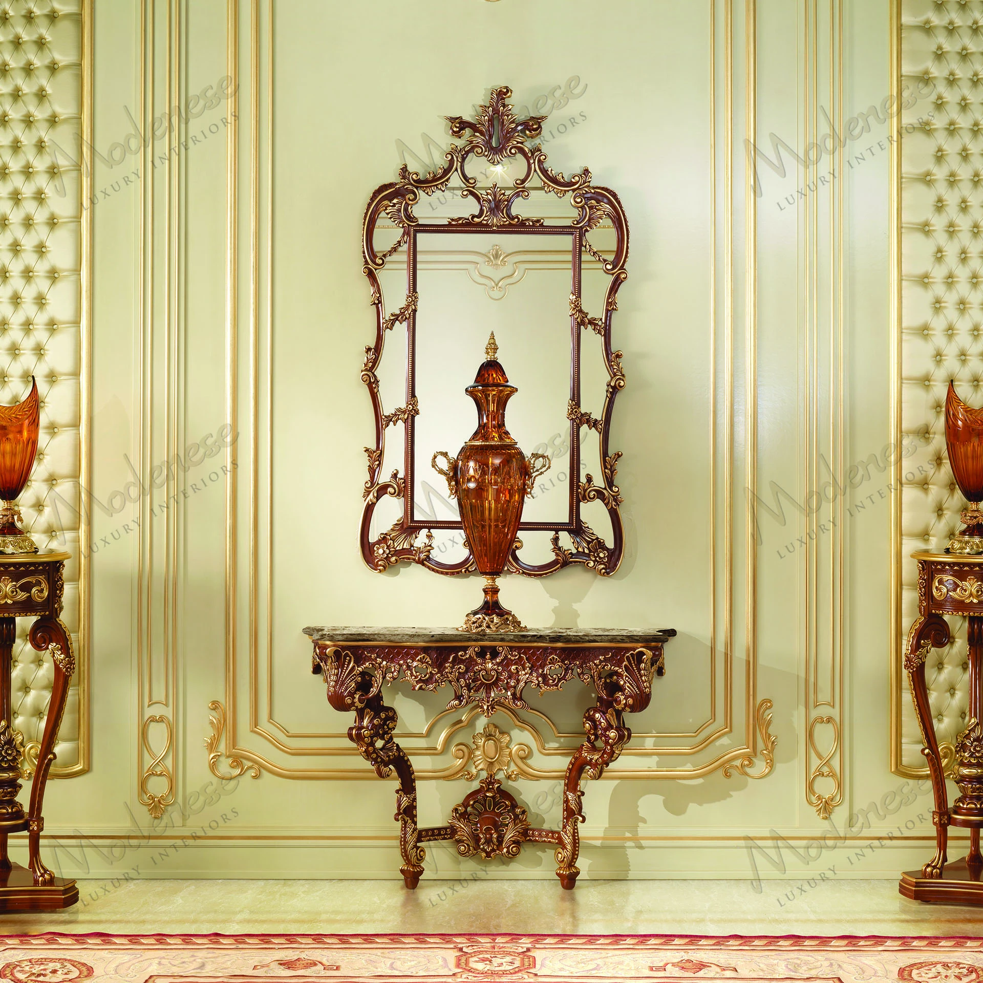 Oval-shaped mirror with a cozy, textured frame No fabric upholstery Suitable for adding warmth and style to any room