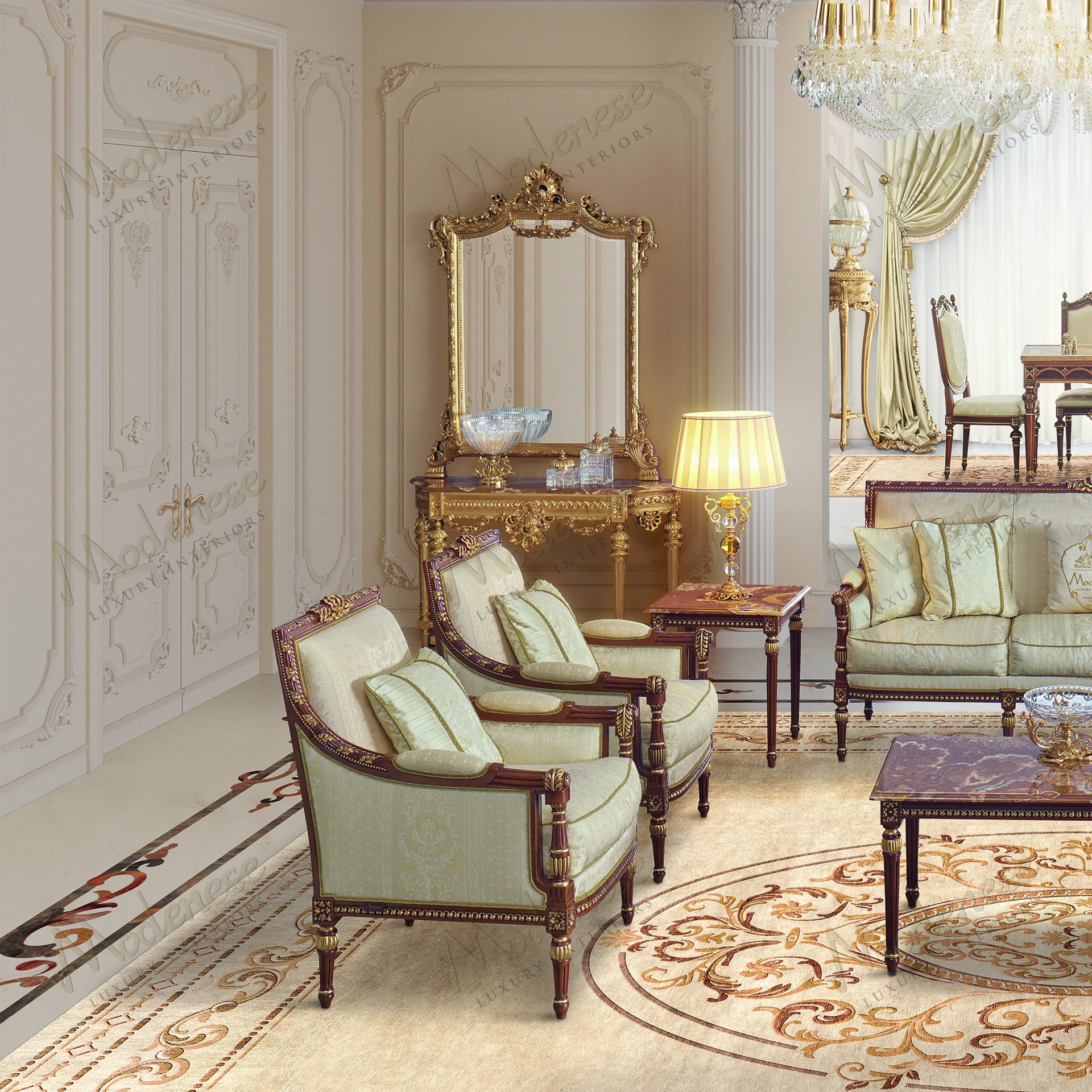 Elite Shaped Mirror with smooth, cozy texture No fabric Elegant design enhancing room ambiance Suitable for various decors Reflective surface provides clear, crisp image