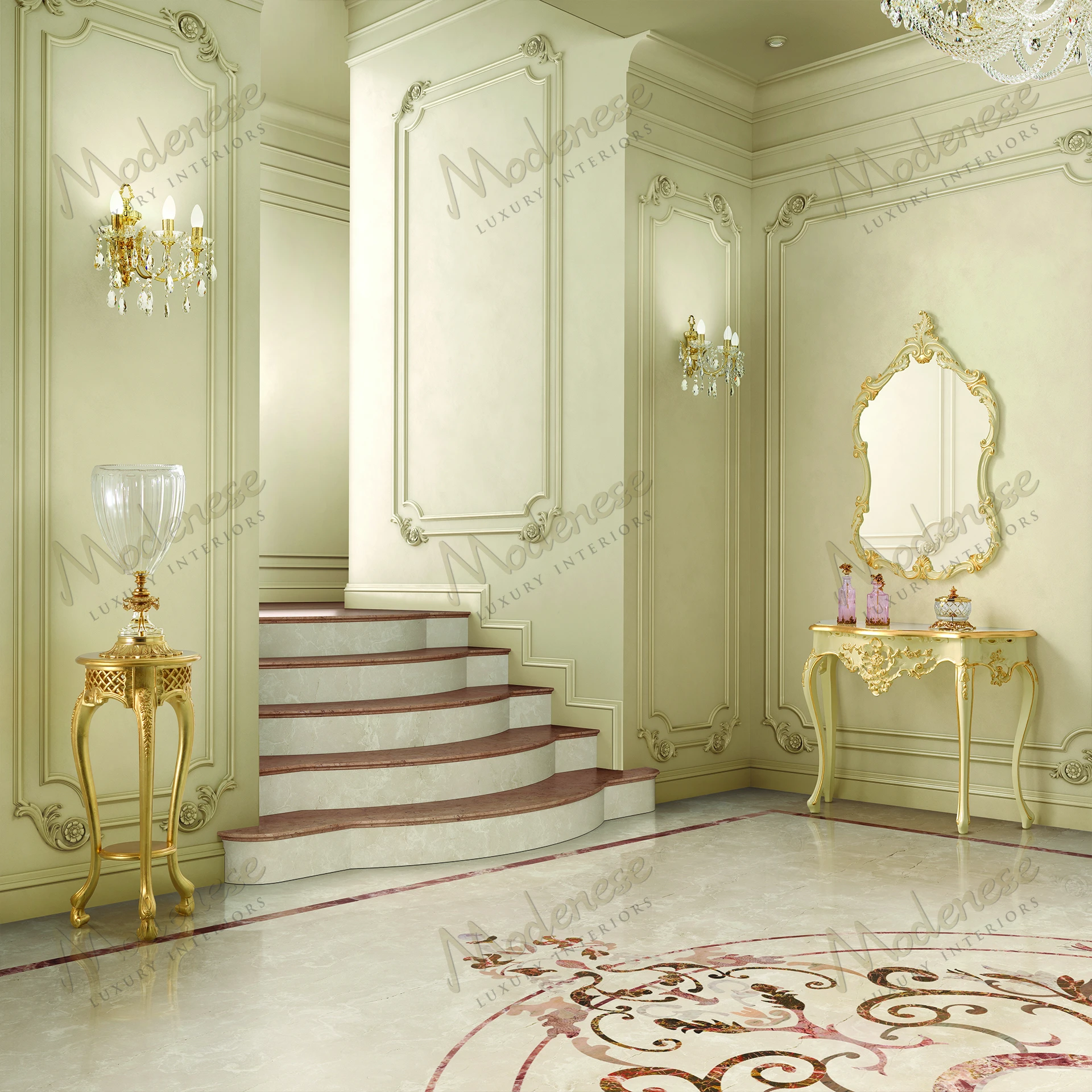 Contemporary Aurora Charm Mirror with wooden frame; sleek design, no fabric, reflecting modern aesthetics Ideal for enhancing room decor