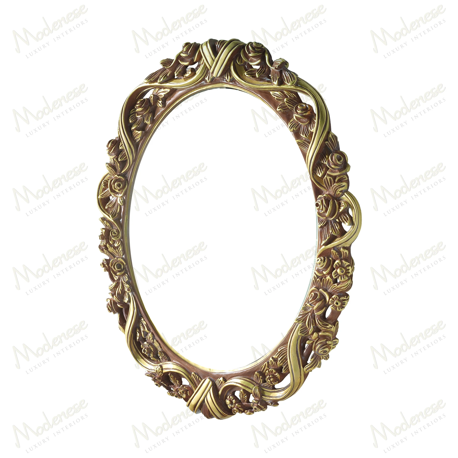Pearl Luxury Oval Mirror