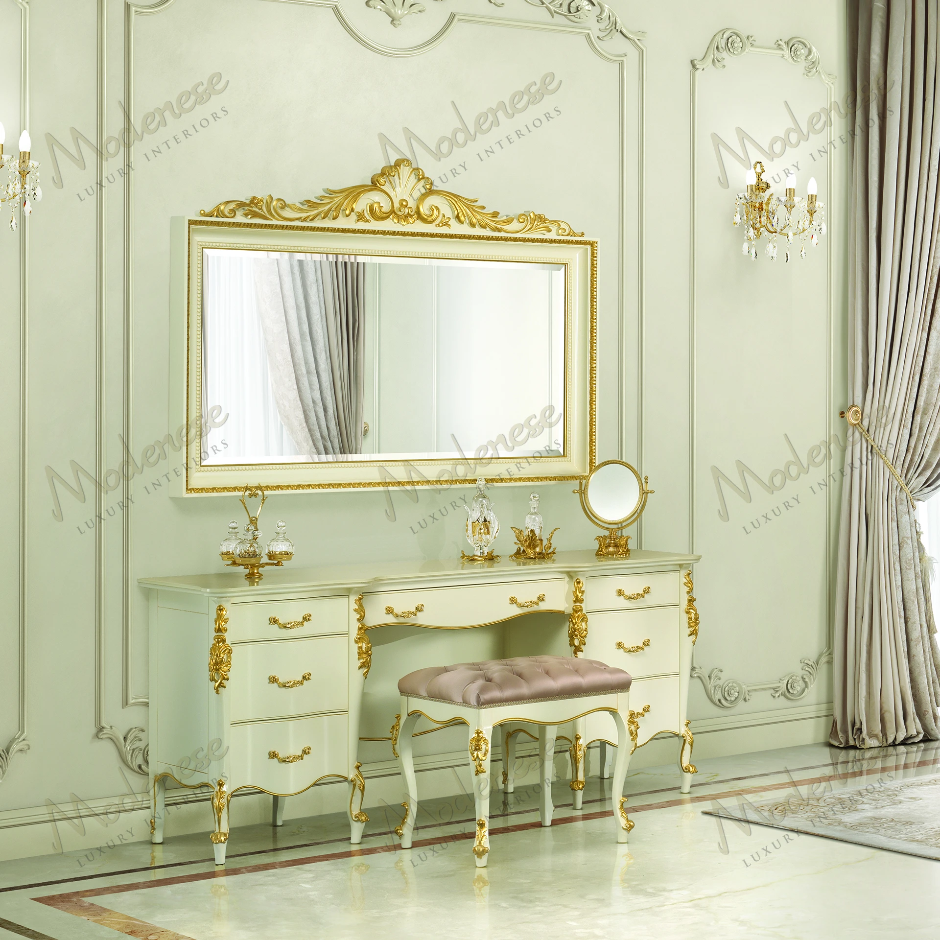 Rectangular mirror with cozy texture, no fabric Simple, elegant design Perfect for enhancing room ambiance Light reflects subtly on its smooth surface