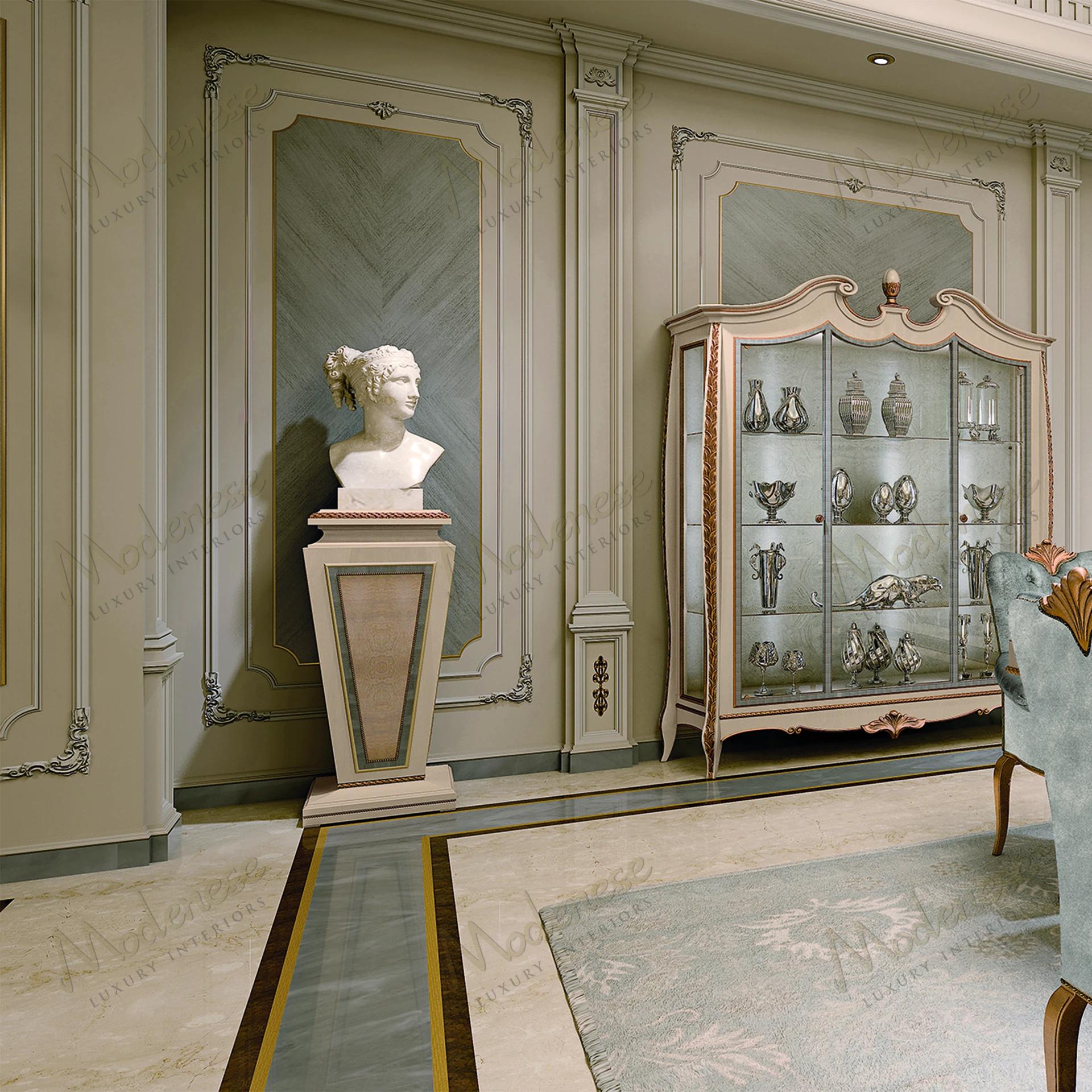 "Embrace Vase Stand with a cozy, textured surface, upholstered in no fabric, offering a minimalist design. Perfect for displaying flowers or decorative items.".