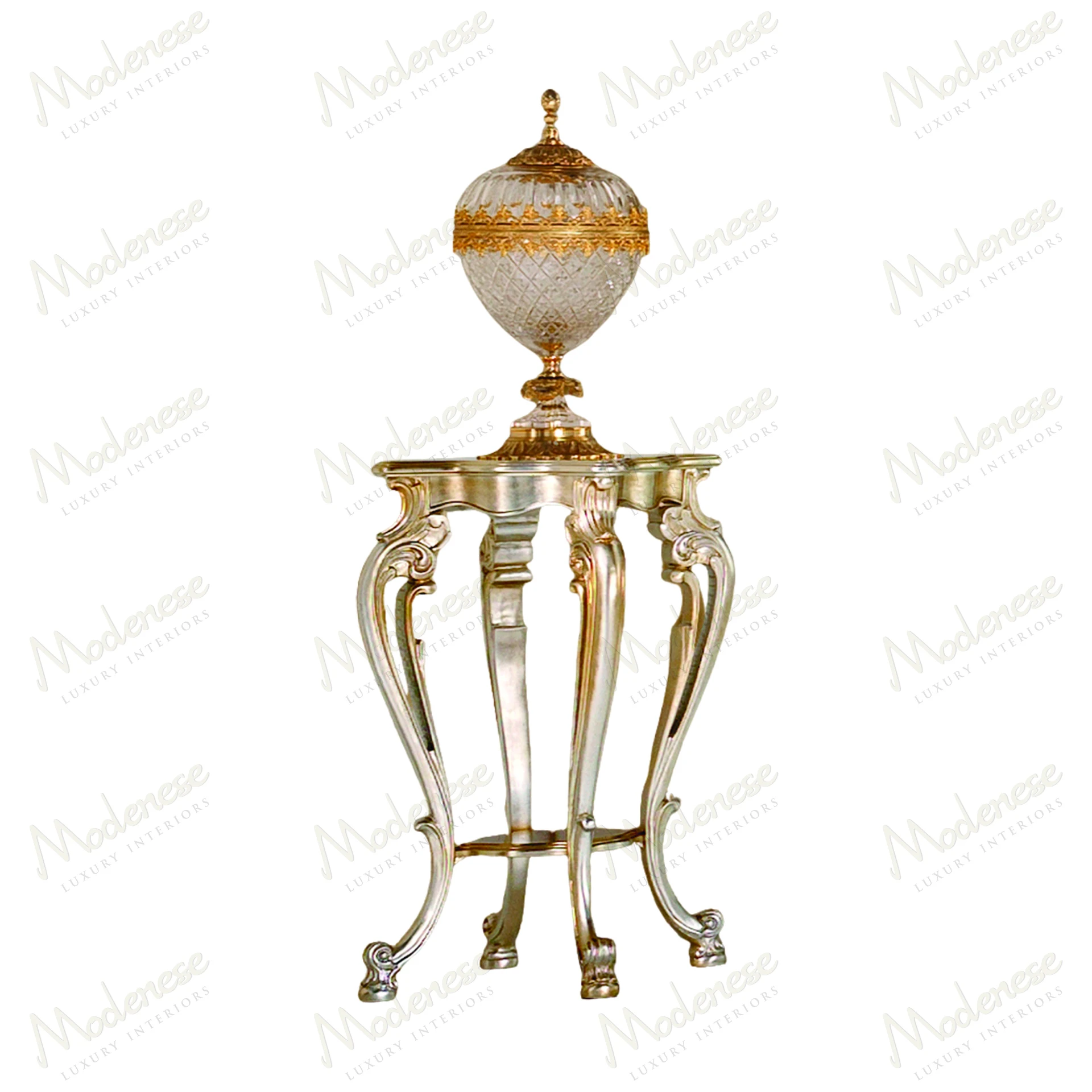 Celeste Elegance Vase Stand with a cozy texture, no fabric upholstery Simple and stylish design