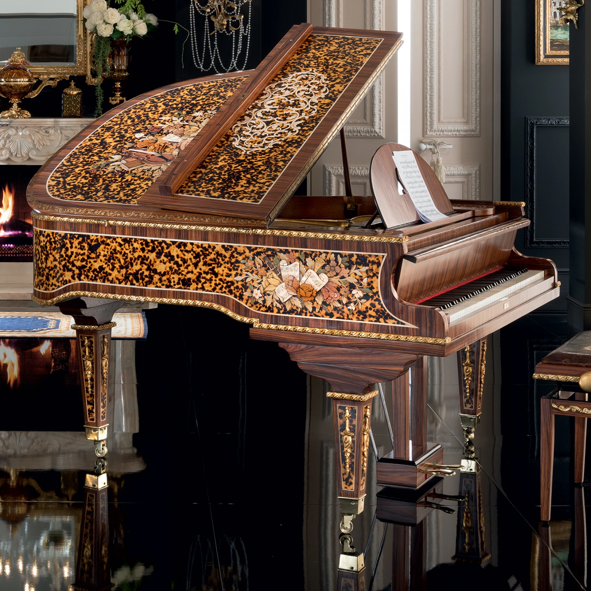 Wooden grand piano cheap