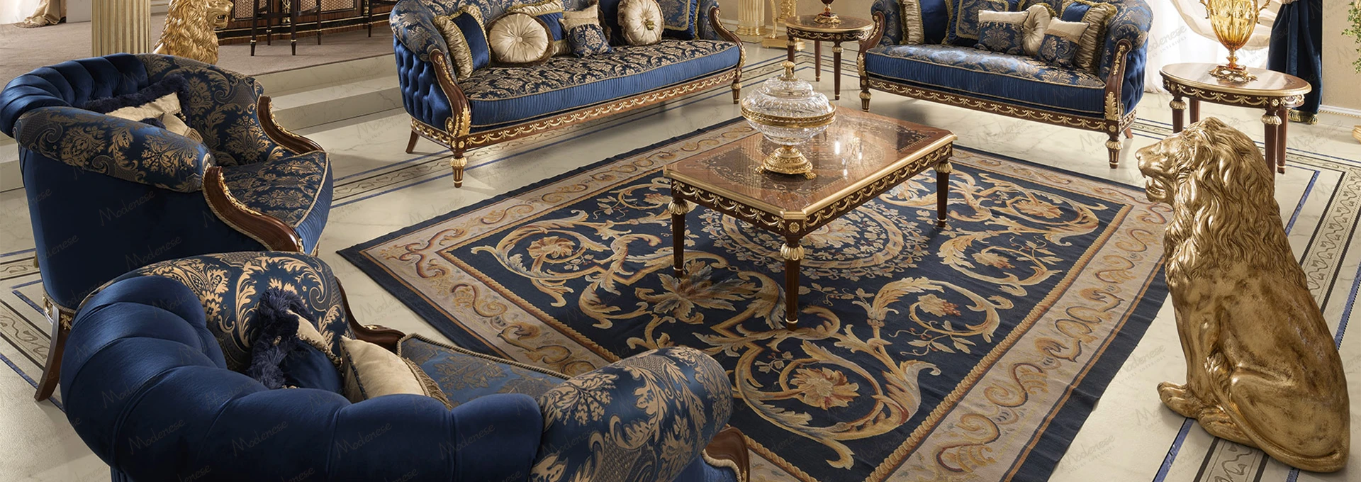 An elegant interior design setting where a minimalist coffee table sits on a textured SARELLI EARTH rug, demonstrating the beautiful interplay of modern furniture and earth tones.A curated material palette for the MODENESE PROJECT, displaying swatches of