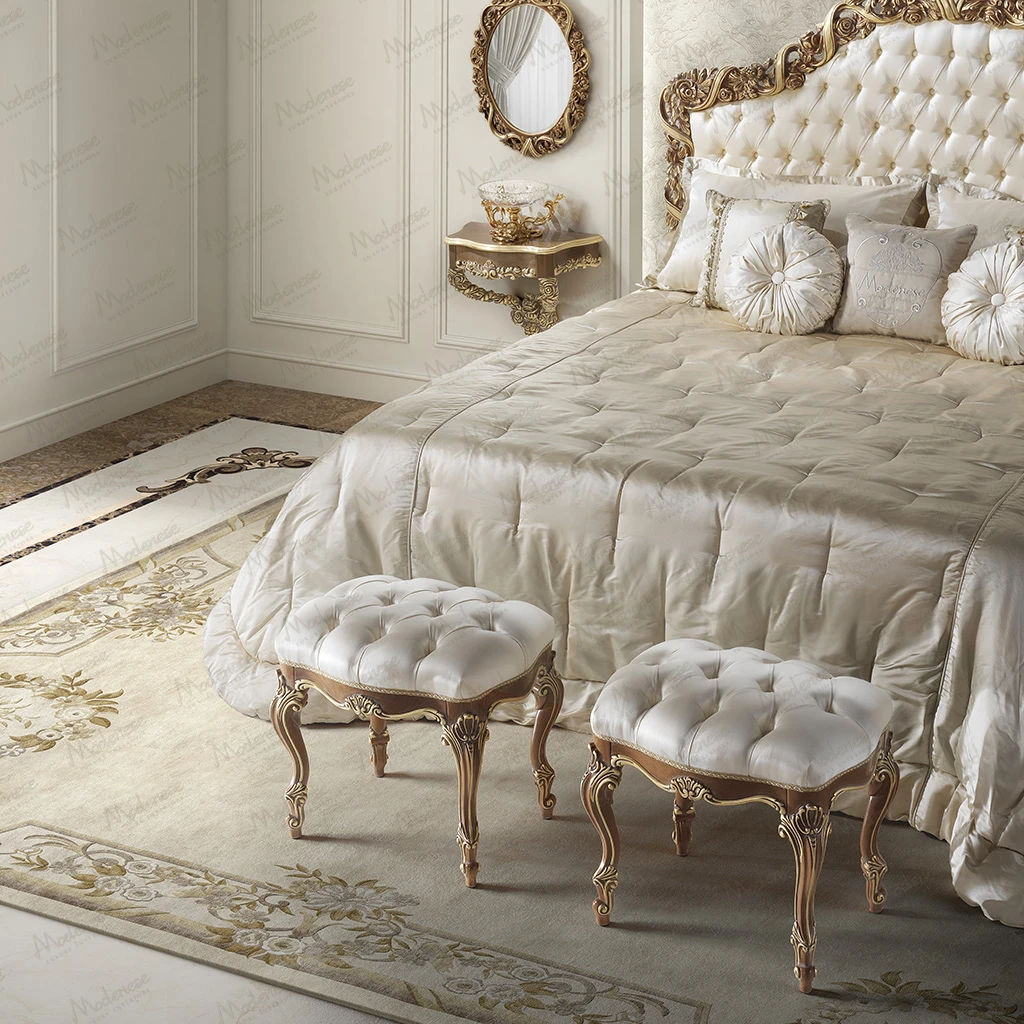 Detailed close-up of a Sarelli luxury rug, showcasing the rich texture and lustrous sheen of a bamboo silk and wool blend.