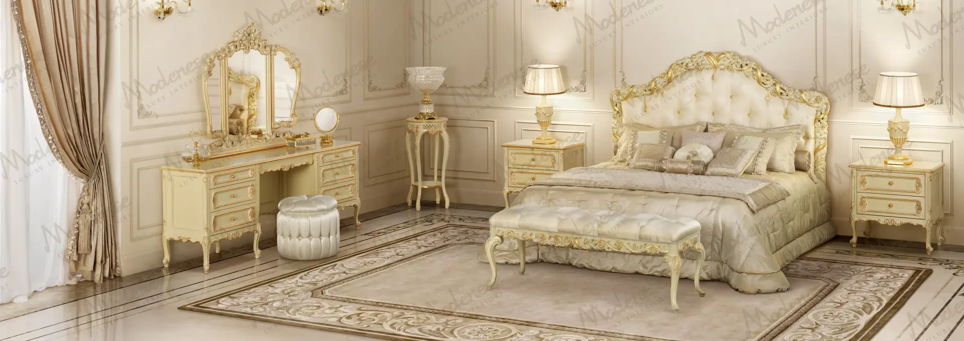 Luxury Classic Bedrooms by Modenese Luxury Interiors