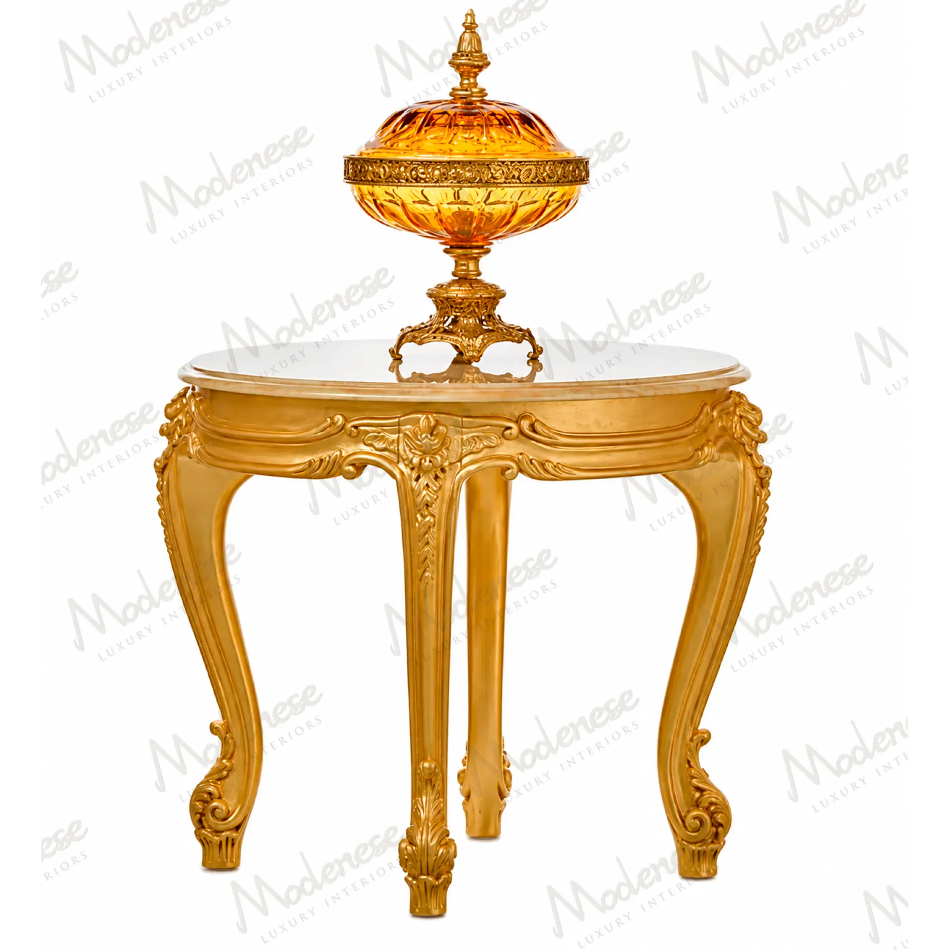 Versailles luxury side table handcrafted in Italy