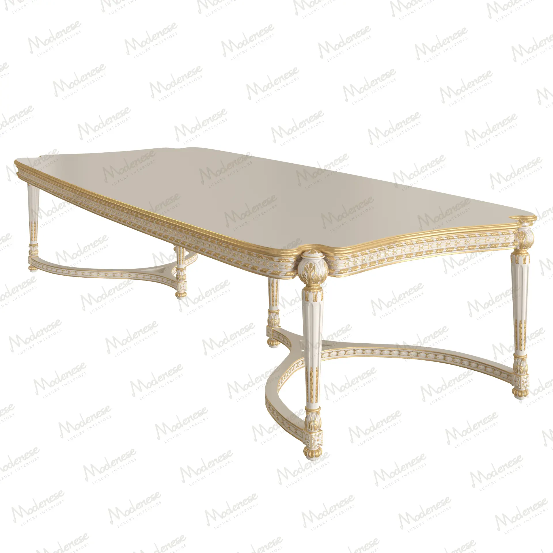Château luxury dining table handcrafted in Italy