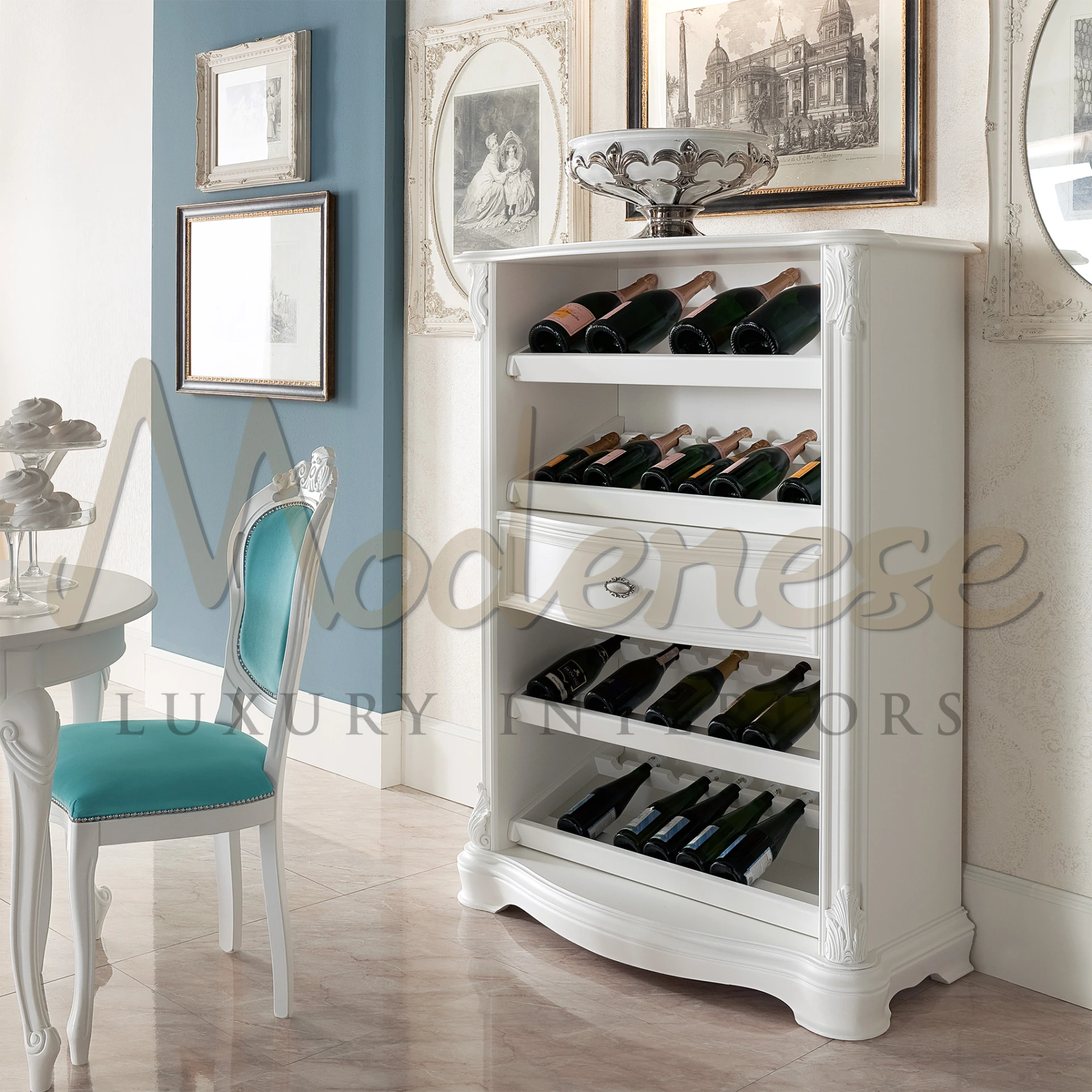 Ivory wine rack deals