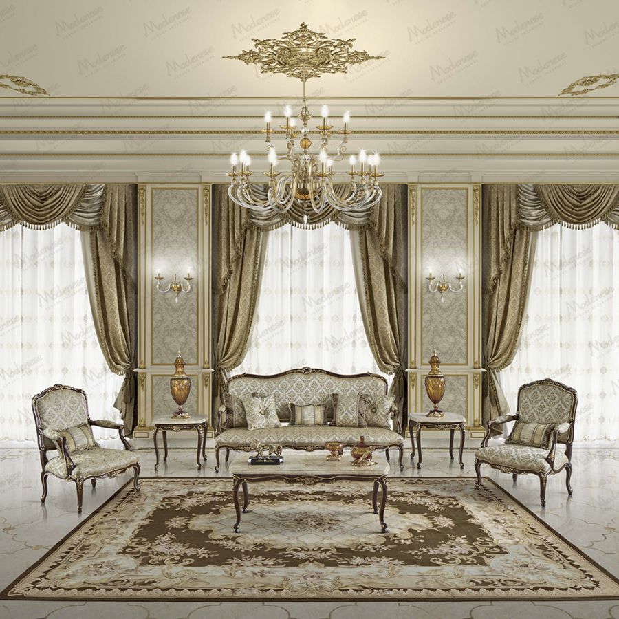 A close-up view of the flawless seam work on a custom-made headboard, crafted with Sarelli fireproof fabrics for the MODENESE PROJECT.