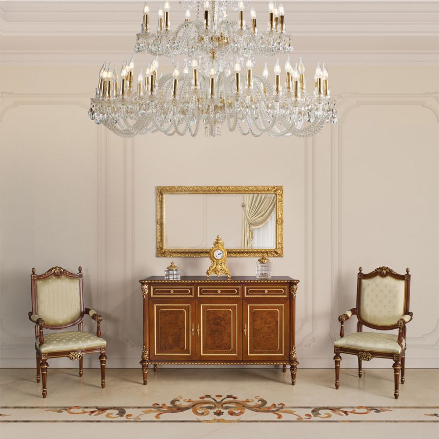 A masterfully crafted armchair from Modena Projects with gentle curves and luxurious velvet upholstery, epitomizing the refined elegance of soft classic style.