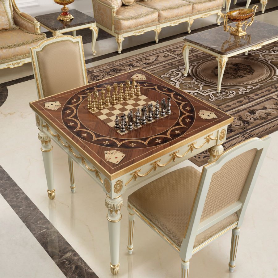 A plush velvet cushion in a refined dusty rose hue rests elegantly on a damask chaise lounge, showcasing the timeless charm of classic fabrics reimagined for modern luxury interiors.